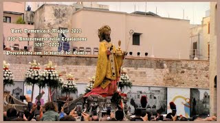 Processione della statua di San Nicola 080522 [upl. by Kuhlman]