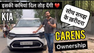 Kia Carens Ownership Review 🔥 Carens Prestige Plus Turbo Owner Review 🔥 [upl. by Atinid]