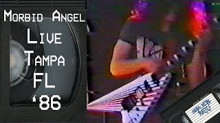 MORBID ANGEL Live in Tampa FL May 25 1986 FULL CONCERT [upl. by Felicdad]