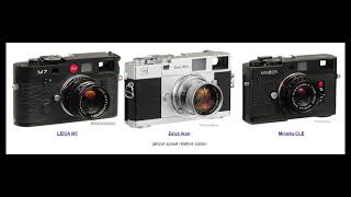 Podcast Review of Zeiss Ikon ZM Minolta CLE and Leica Ms [upl. by Laforge]