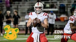 Baylor Football Signs 2025 Quarterback Edward Griffin [upl. by Avehstab]