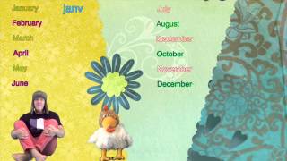 Learning French  French For Kids  Learn the Months amp Basic Words in French [upl. by Sklar218]