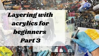 Layering with acrylics for beginners part 3 glazing [upl. by Sharos]