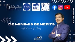 De Minimis Benefits [upl. by Waly]