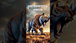 The origin of new species by AI creator animal fusion hybrids shorts youtubeshorts [upl. by Fidelas627]