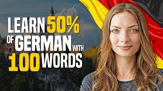 Learn German in 45 minutes The TOP 100 Most Important Words  OUINOcom [upl. by Furie]