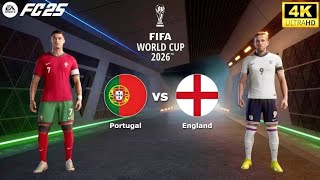 EA FC 25  Portugal vs England Ft Ronaldo Bellingham  World Cup 2026  PS5™ 4K60 [upl. by Ennaeiluj]