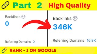 How to Create Free High Authority Backlinks Part 2  Create High Authority Backlinks for Free [upl. by Madanhoj]