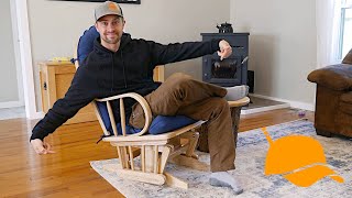 Revealing my Dream Build Building an Elegant Glider Rocking Chair [upl. by Atinaw]