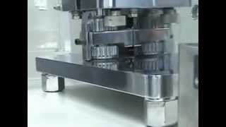 ERWEKA EP1 Single punch Tablet Press Adjustment Filling Depth [upl. by Nappy562]