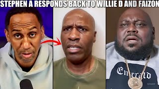 Stephen A FIRES BACK At Willie D amp Faizon Love Over BET OJ Simpson Backlash… MUST SEE [upl. by Weasner280]