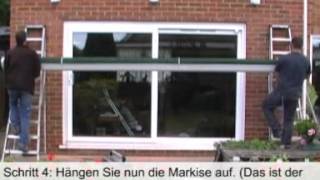 Montagevideo für Markisen [upl. by Eednim973]