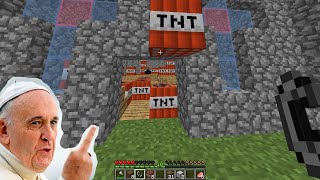 GRIEFING the VATICAN Minecraft Server very salty mod  Minecraft Griefing [upl. by Ttenaej]