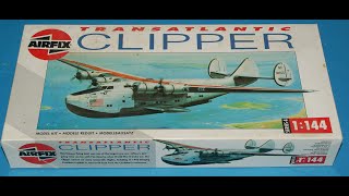 Airfix China Clipper Model Build [upl. by Eiramannod]