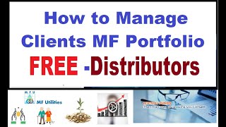 How to get clients Mutual Funds details   MF distributors  How to manage clients MF Portfolio [upl. by Arahsal]