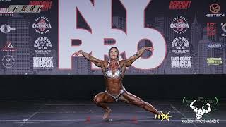 FBBC  24EP5  NYPRO24 Routine womensbodybuilding Gina Cavaliero [upl. by Mayworm]