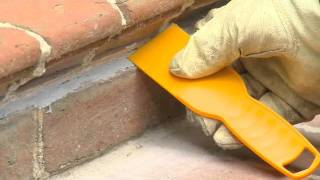 How to Repair Mortar Joints Between Bricks with QUIKRETE Mortar Joint Sealant [upl. by Aissenav]