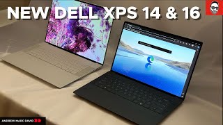 NEW Dell XPS 14 amp Dell XPS 16 Hands On  CLEAN LEAN amp MEAN [upl. by Andrew]