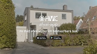 HVC Afval app  Nu met afvalwijzer en bestuurbare bak [upl. by Khano]