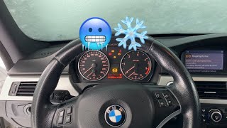 Cold Start BMW 320D E90 M47 [upl. by Enelhtak]