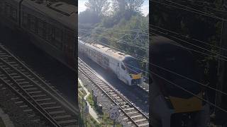 1P40 745006 passes Motts Lane footbridge for Norwich [upl. by Michelle906]