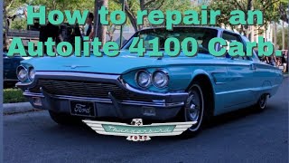 65 Ford Thunderbird Carburetor repairs [upl. by Eceela618]