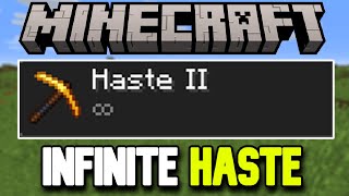 How to Get Infinite Haste in Minecraft Quick Tutorial [upl. by Inavoig873]