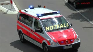 Notfall in Waldenbuch  Alarmfahrt Rettungswagen Notarzt ambulance emergency surgeon car [upl. by Elka]