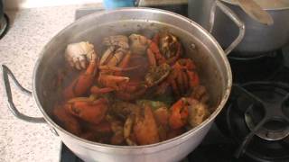 Recette de cuisine Matoutou de crabes de Martinique [upl. by Diskin355]