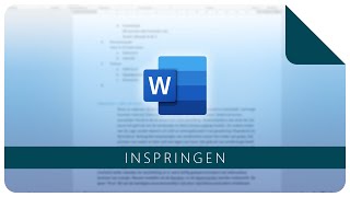 Inspringen links en rechts  Microsoft Word [upl. by Yecrad]