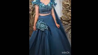 Stylish skirt blouse design party wear dress new collection Zeenat NAZ fashion partyweardres d [upl. by Leifeste]