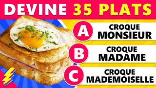 Devine le NOM des 35 plats Français 🍽️  Quiz Cuisine [upl. by Uamak]