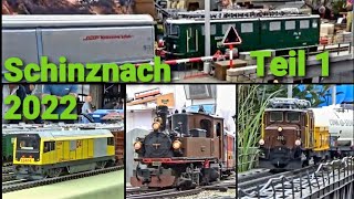 Großbahnfest Schinznach  Dorf 2022 Anlagen Teil 1 [upl. by Hacker]