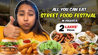 All You Can Eat Street Food Festival in Kolkata Gondhoraj MomoPav Bhaji amp more Lake Town Festival [upl. by Muslim]