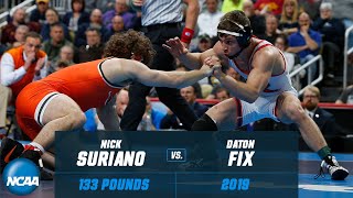 Nick Suriano vs Daton Fix FULL 2019 NCAA Championship match at 133 pounds [upl. by Casady]