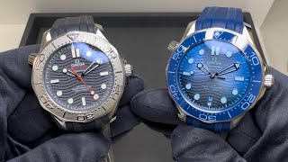 Nekton or Summer Blue Edition Omega Seamaster 300M [upl. by Nala540]