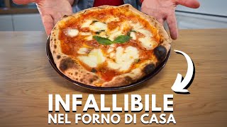 La PIZZA INFALLIBILE nel FORNO di CASA senza ATTREZZI anche se non sai cucinare [upl. by Byrne]