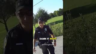 Cyclist Close Call with Phone Distracted Cop [upl. by Vaios]