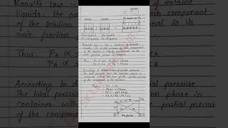 Class 12 chemistry ch 1 best handwritten notes  Ahsec  cbse  Sk learning hub [upl. by Eegnat61]