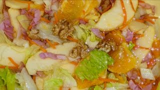 Insalata Mix Frutta e Verdura  Dissetante e Salutare 😋🍏🍊 [upl. by Myrtice]