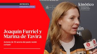 Entrevista con Joaquín Furriel y Marina de Tavira por El aroma del pasto recién cortado 72SSIFF [upl. by Leile937]