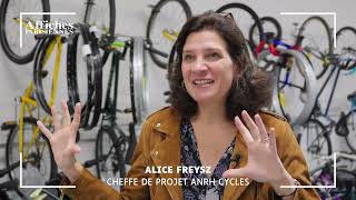 ANRH Cycles ouvre son atelier à Ivry pour quotallier insertion et mobilité durablequot [upl. by Ashman]