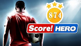 Score Hero  level 874  3 Stars  Super Hard Match [upl. by Pressey]