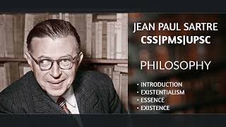 JEAN PAUL SARTRE  EXISTENTIALISM  CSS  PMS  UPSC  PHILOSOPHY  URDU  HINDI [upl. by Goldenberg]