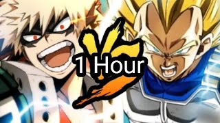 BAKUGO VS VEGETA RAP BATTLE  RUSTAGE ft Shwabadi 1 hour [upl. by Dowdell]