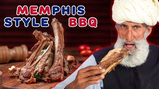 Tribal People Try Memphis Style BBQ For The First Time [upl. by Arihk]