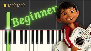 Remember Me  Beginner Piano Tutorial [upl. by Lazare641]