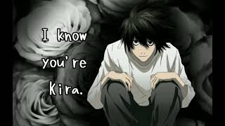 From Enemies to Lovers L•Lawliet x Listener ASMR  Death Note MTA [upl. by Skurnik]