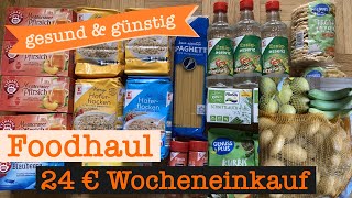 Wocheneinkauf gesund amp günstig mit Cashback 24 €  Food Haul mit Food Diary 1 Person [upl. by Korey]