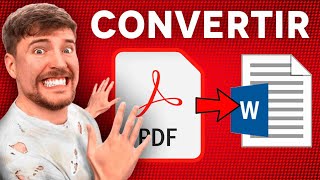 ⭐ Cómo CONVERTIR un PDF a WORD 30 SEGUNDOS [upl. by Arocahs136]